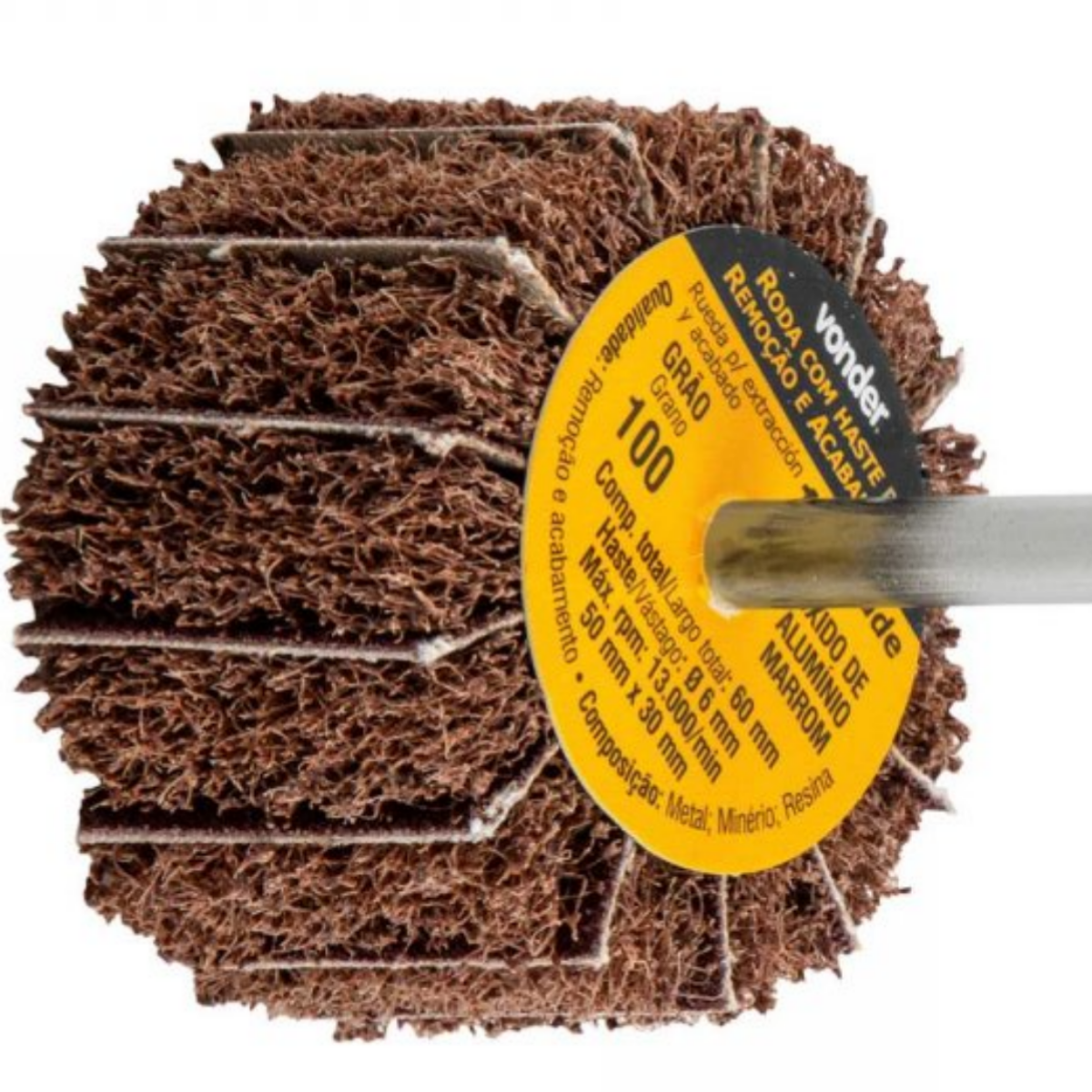 Roda Com Haste Remoção/Acabamento 80X50mm G100 Vonder - 3