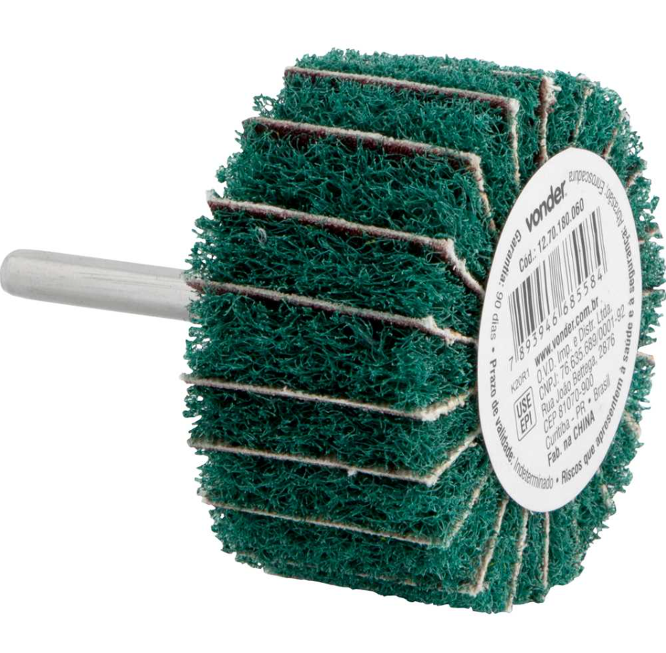 Roda Com Haste Remoção/Acabamento 80X35mm G180 Vonder - 1