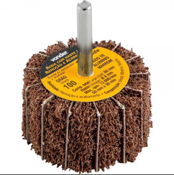 Roda Com Haste Remoção/Acabamento 60X30mm G100 Vonder - 3