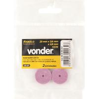 Rebolo 20x3,6mm g220 p/ microrretífica c/ 2 peças Vonder - 2