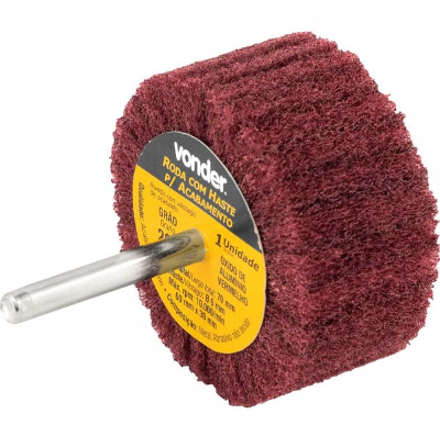 Roda Com Haste Para Acabamento 80X35mm G280 Vonder