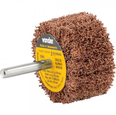 Roda Com Haste Para Acabamento 60X30mm G100 Vonder