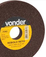 Rebolo reto 6" x 3/4" fino VONDER - 2