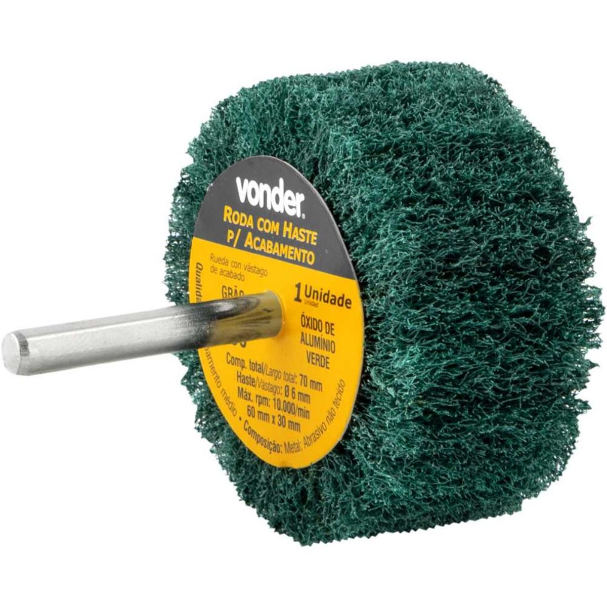 Roda Com Haste Para Acabamento 60X30mm G180 Vonder - 5