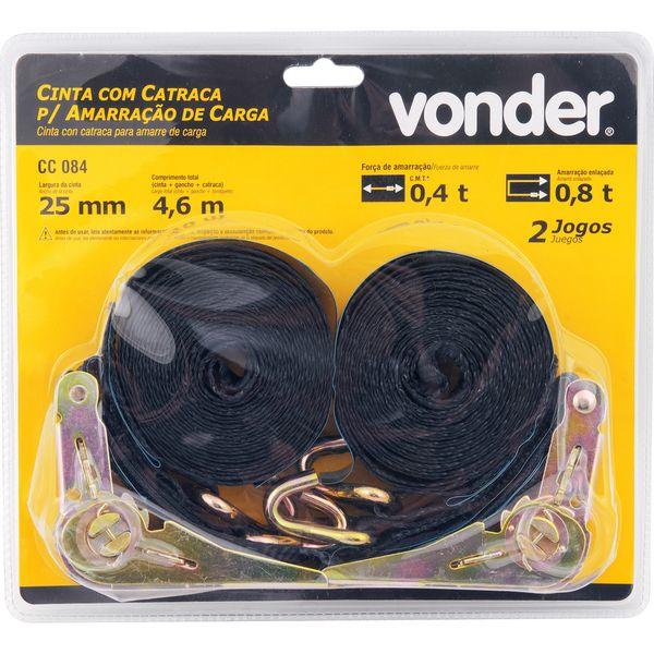 Cinta Para Amarração De Carga Com Catraca 0,8tx4,6m 25mm Cc0 - 2
