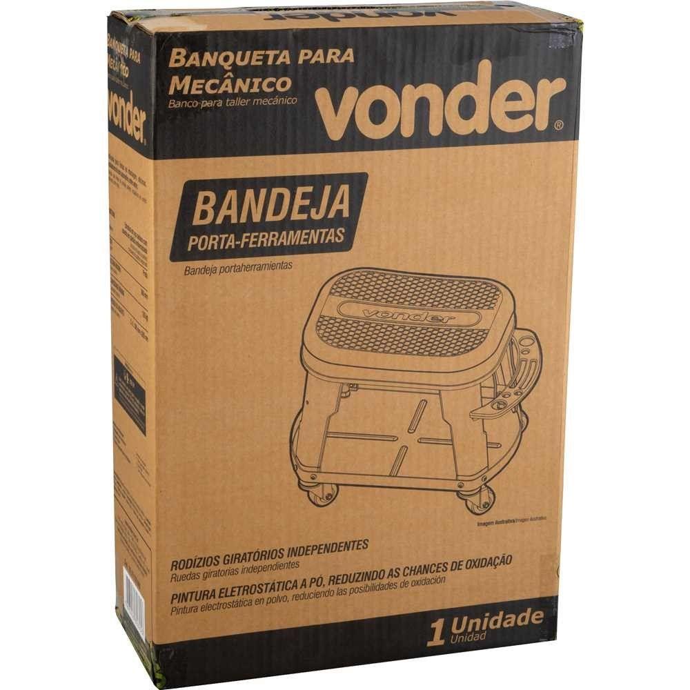 Banqueta Para Mecanico Com Porta Ferramentas Vonder - 2