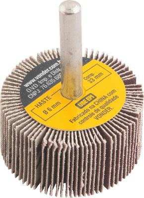 Roda de Lixa 40mmX20mm c/ Haste G220 - Vonder