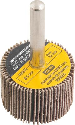 Roda de Lixa 30mmX20mm c/ Haste G120 Vonder