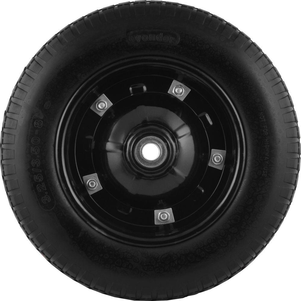 Roda Completa com Pneu Maciço Furo de 3/4" Vonder - 1