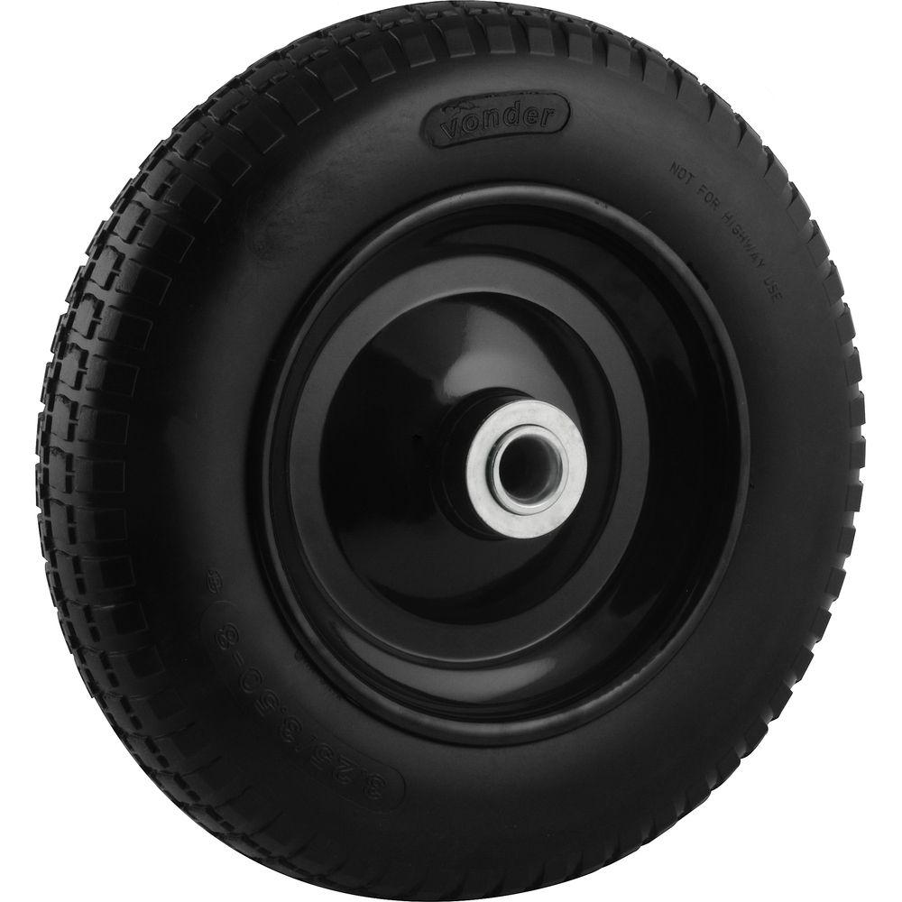 Roda Completa com Pneu Maciço Furo de 1" Vonder - 2