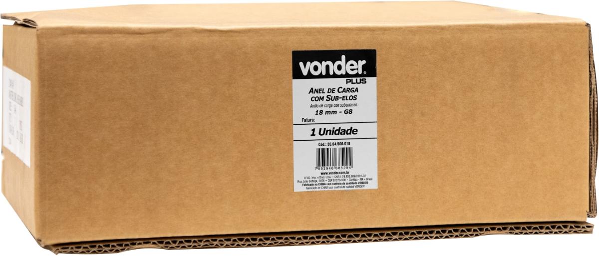 Anel com Sub-Elos 18 mm para Corrente Vonder - 3