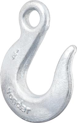 Gancho olhal fixo 1/4" 0,8t s/ trava leve galvanizado Vonder