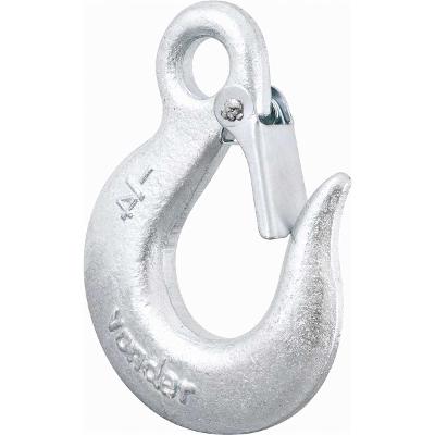 Gancho olhal fixo 1/4" 0,8t c/ trava leve galvanizado Vonder
