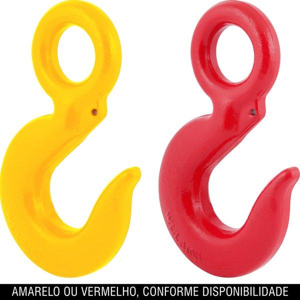 Gancho olhal fixo 1/2" 3,0t sem trava uso leve - Vonder - 1