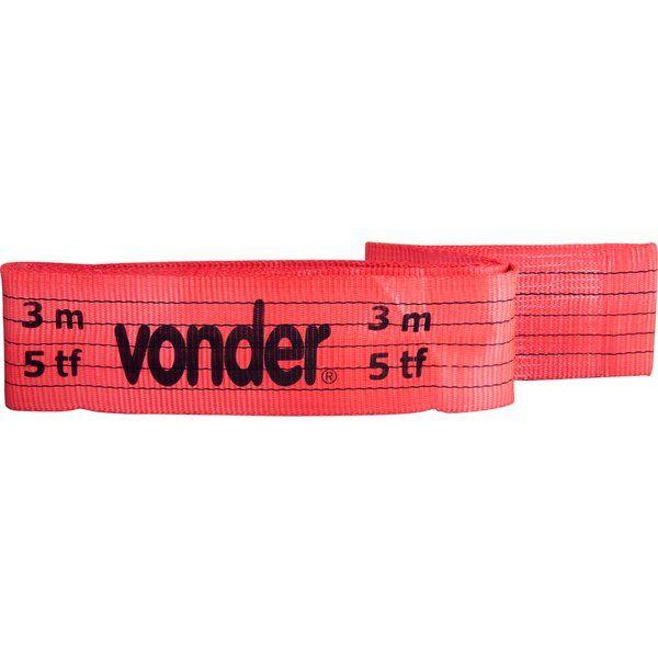 Cinta Elevação de Carga Vonder 7:1 3 metros 5 Toneladas - 6