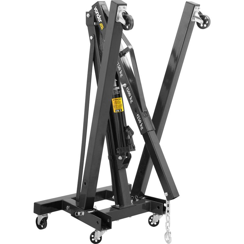 Guincho hidráulico 1,0t dobrável com prolongador Vonder - 2