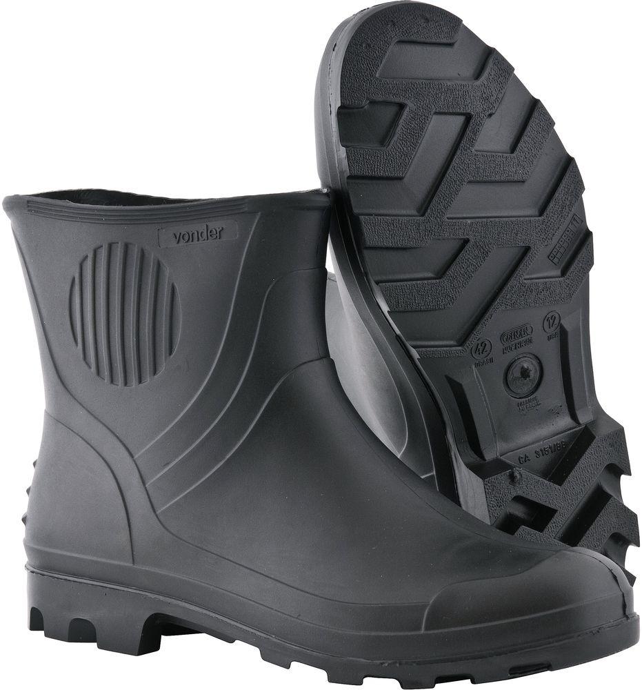 Bota pvc 43/44 cano 3/4" sem forro preto ca3151 Vonder - 1