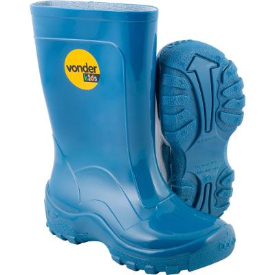 Bota Infantil Azul PVC com Forro Tam. 26/27 Vonder
