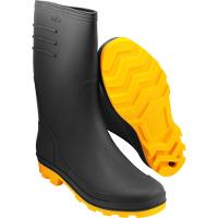 Bota Preta e Amarela PVC Tam. 40 com Forro Vonder - 1