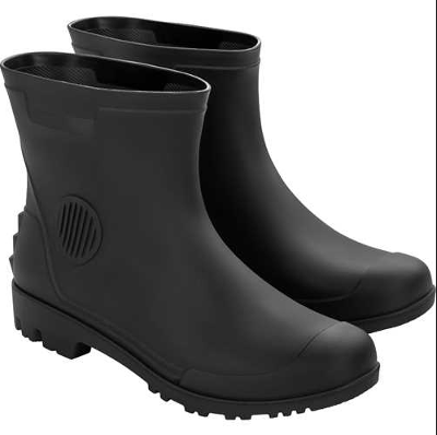 Bota (Aa) Pvc 42 Preta C3/4 Cf Vonder