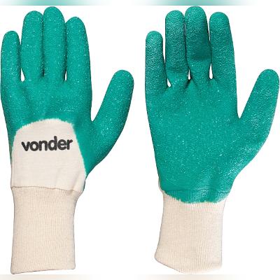 Luva Malha/Latex Verde Tam.9 Vonder