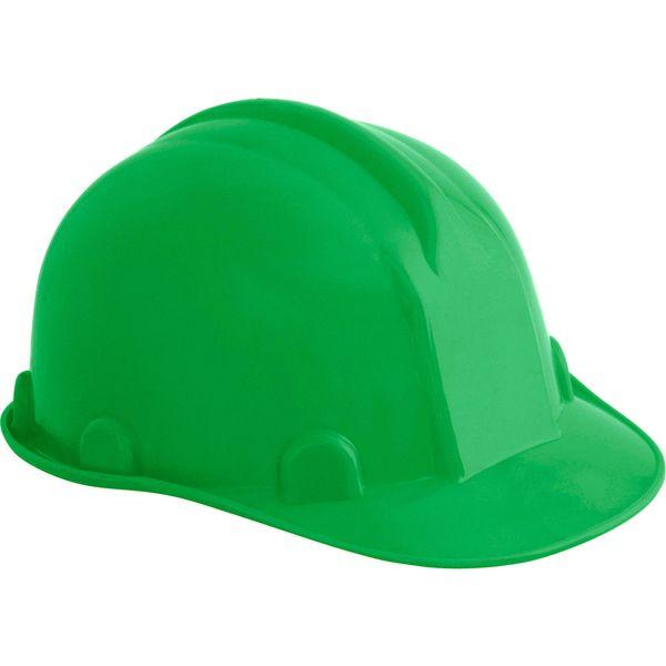 Capacete Aba Frontal Verde Carneira Plastica Vonder - 1