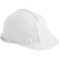 Capacete Aba Frontal Branco Carneira Plastica Vonder - 1
