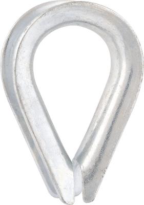 Anilha para cabo de aço 1/2" leve galvanizada - Vonder