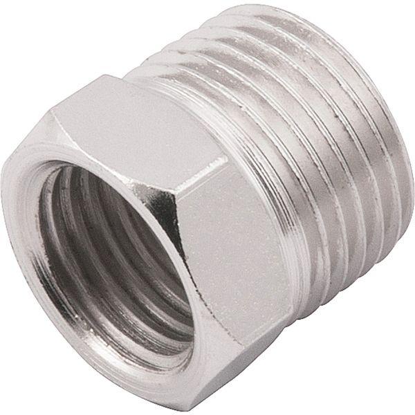 Adaptador 3/8x1/4" macho/npt aço zincado com 1 peça Vonder - 1