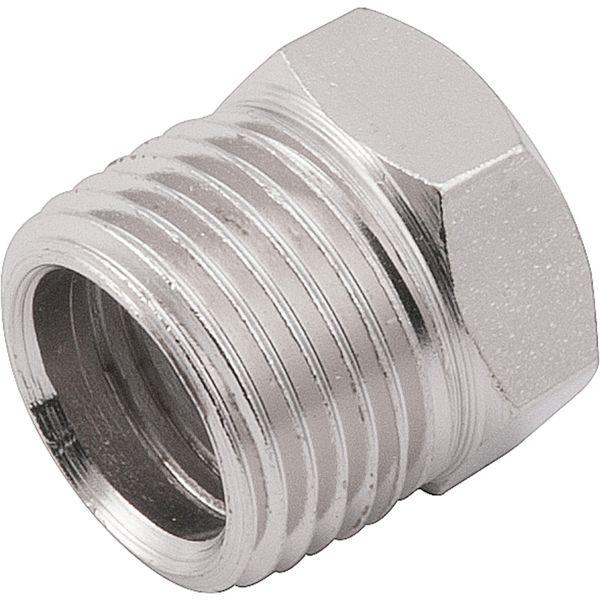 Adaptador 3/8x1/4" macho/npt aço zincado com 1 peça Vonder - 2
