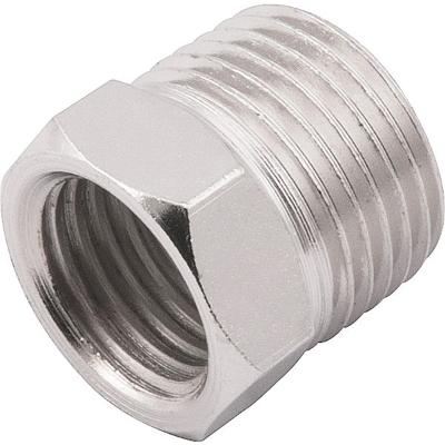 Adaptador 3/8x1/4" macho/npt aço zincado com 1 peça Vonder