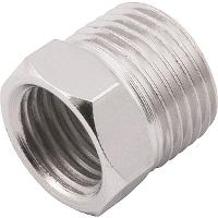 Adaptador 3/8x1/4" macho/npt aço zincado com 1 peça Vonder - 1
