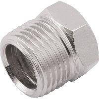 Adaptador 3/8x1/4" macho/npt aço zincado com 1 peça Vonder - 2