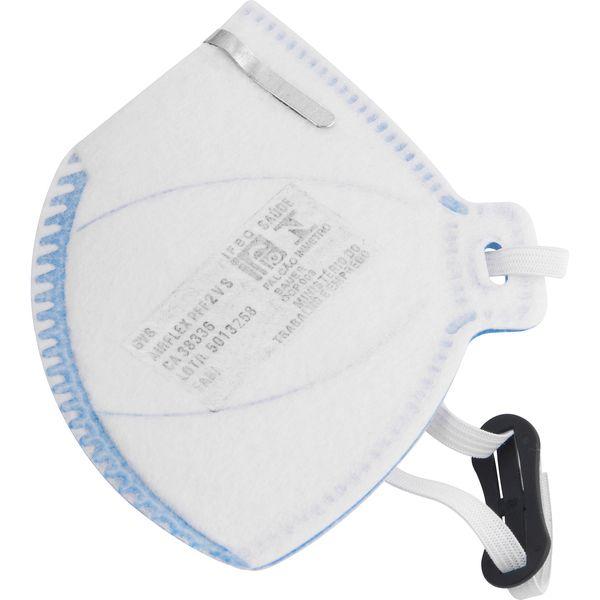 Respirador Descartável Rdv2202 Pff2 Branco Dobrável Vonder - 4