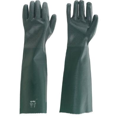 Luva Pvc Palma Áspera Com Forro 56cm Pav0056 Com 05 Pares - 