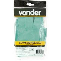 Luva nitrílica xg verde com forro ca17164 Vonder - 2