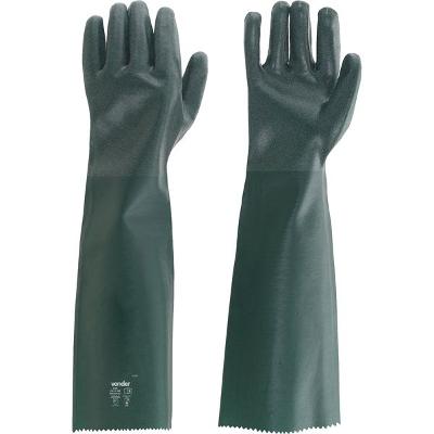 Luva Pvc Palma Áspera Com Forro 65cm Pav0065 Com 05 Pares - 