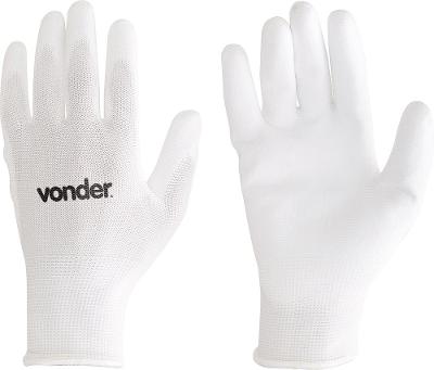 Luva Poliéster Helanca Xg Branco Palma Pu Ca30909 - Vonder