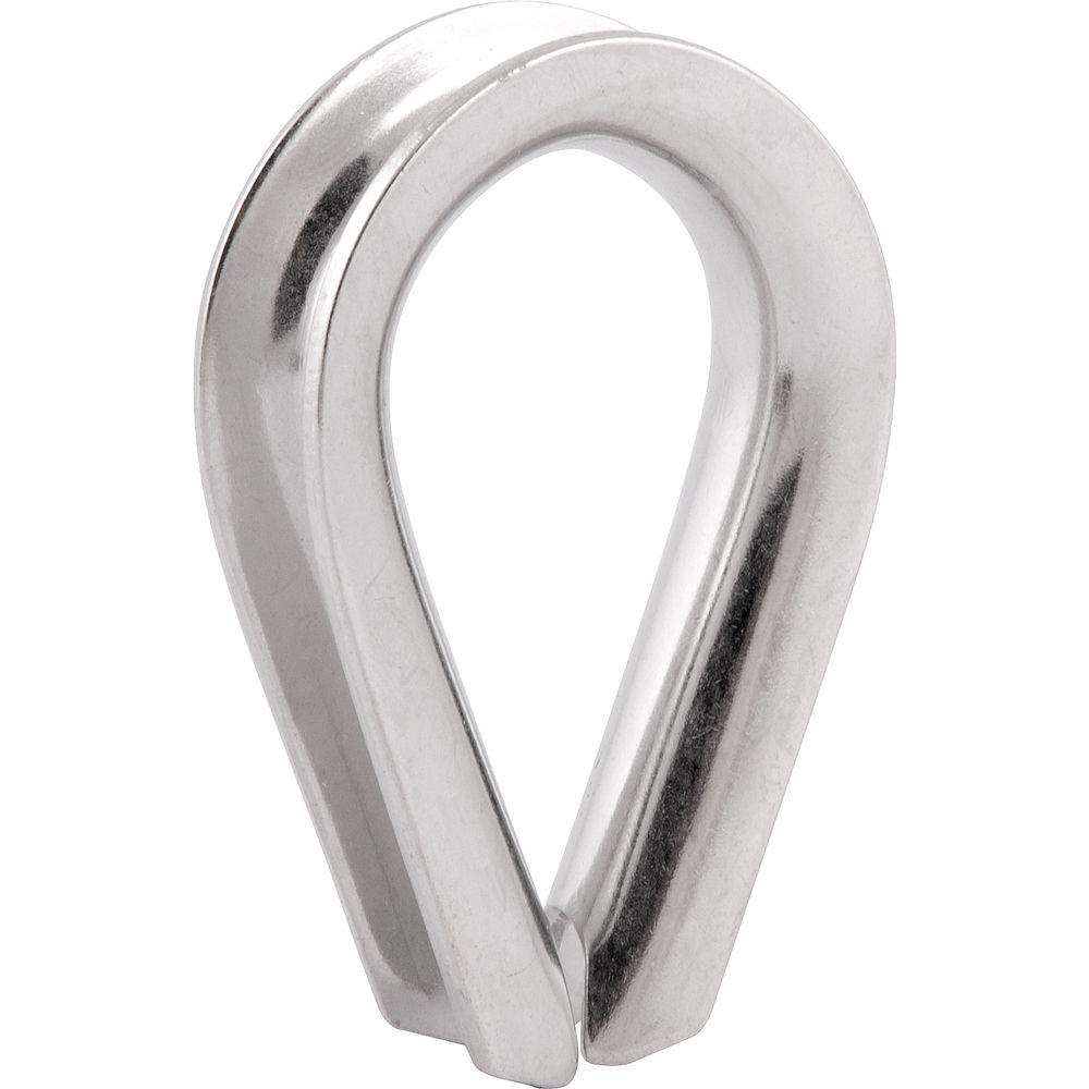 Anilha Sapatilho Inox 3/8'' para Cabo de Aço 9,53 mm Vonder - 1