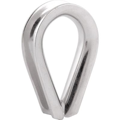 Anilha Sapatilho Inox 3/8'' para Cabo de Aço 9,53 mm Vonder