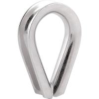 Anilha Sapatilho Inox 3/8'' para Cabo de Aço 9,53 mm Vonder - 1