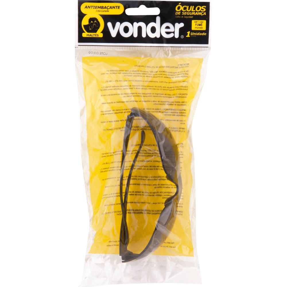 Óculos Policarbonato Maltes Cinza Anti Embaçante Vonder - 2
