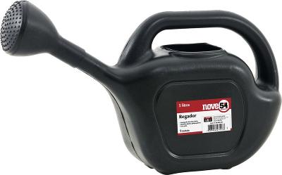 Regador plástico 5 litros preto - Nove54