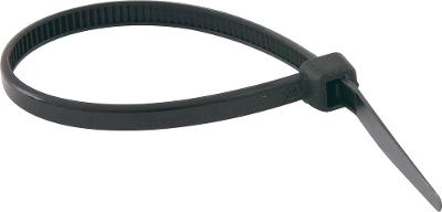 Abraçadeira de nylon 100x2,5mm preta com 100 peças - Nove54