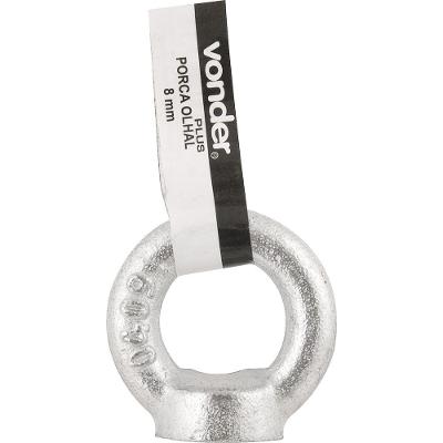 Porca olhal m6 0,07t industrial galvanizado - Vonder Plus