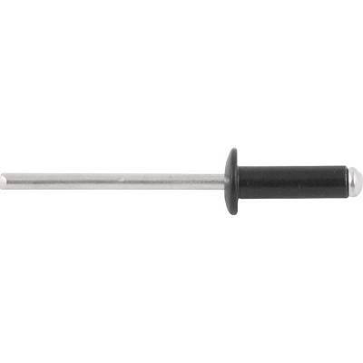 Rebite Alumínio Preto 3,2x6,0 com 100 peças - Nove54