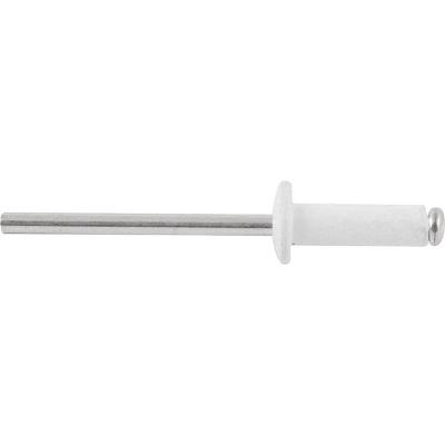 Rebite Alumínio Branco 3,2x12,0 com 100 peças - Nove54