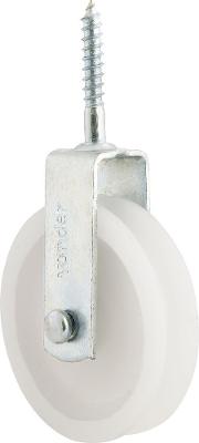 Roldana plástica 4cm com parafuso 15kg Vonder