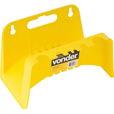 Suporte simples p/ mangueira 1/2" até 10m amarelo Vonder