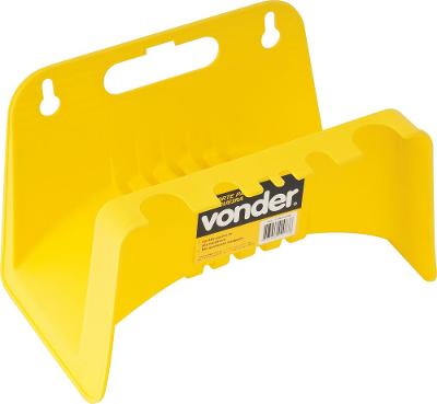 Suporte simples p/ mangueira 1/2" até 10m amarelo Vonder